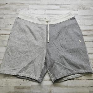 Ralph Lauren Polo Men's 4XB Big Two-toned Gray Sweat/Jogger Shorts 44-46" Waist